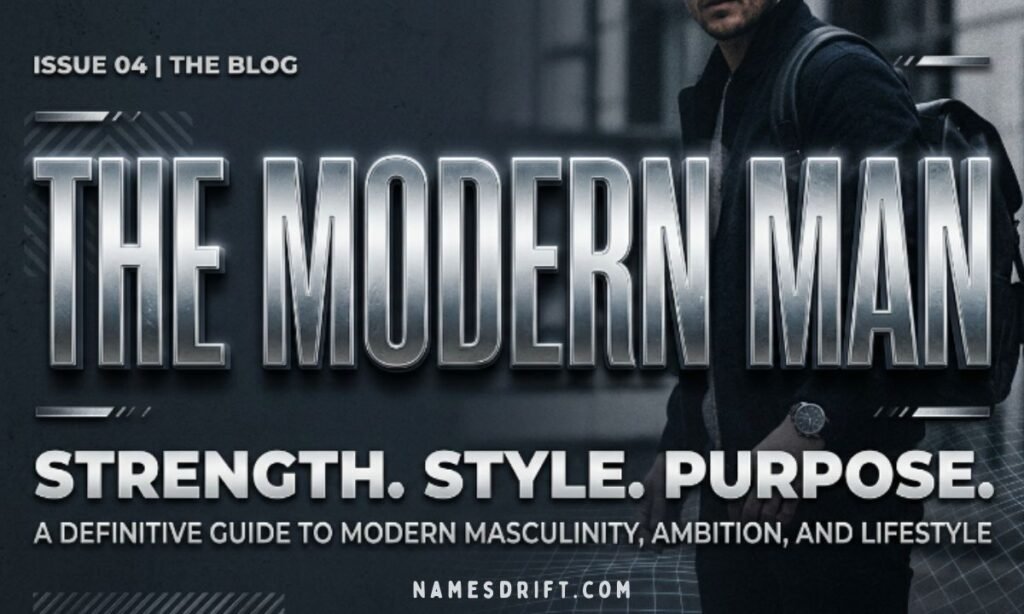 Boy names that mean grey in a modern minimalist graphic
