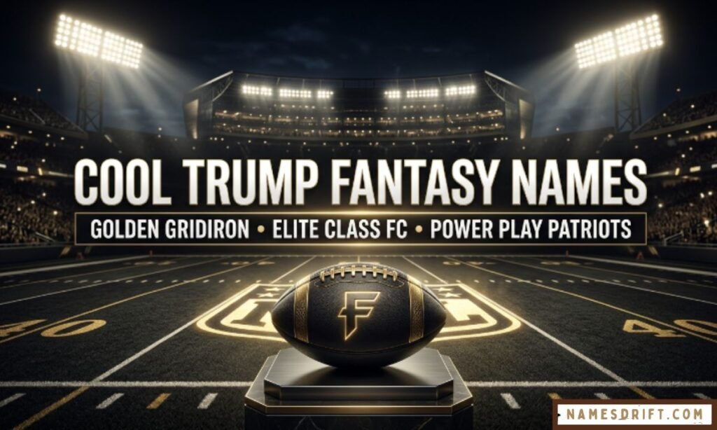 Cool Trump fantasy football team names image
