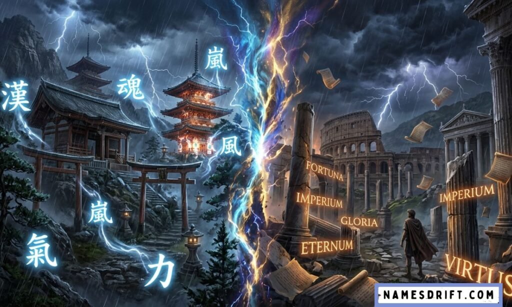 Japanese and Latin destroyer names image