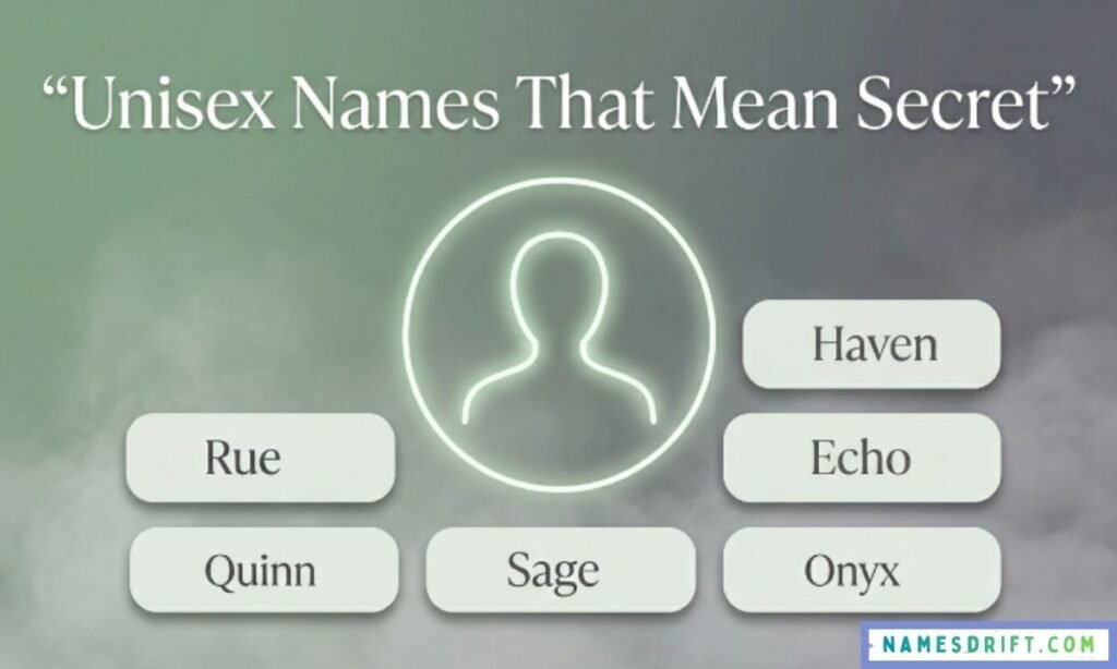 Dreamy unisex names that mean secret aesthetic image