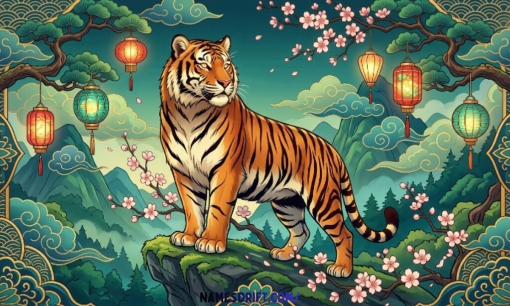 tiger representing Asian and cultural tiger names