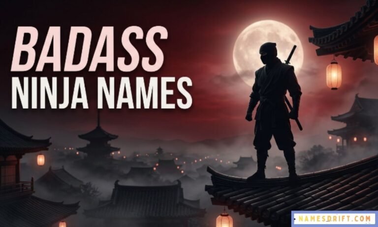 Badass ninja featured image with dark warrior silhouette and Japanese-inspired background