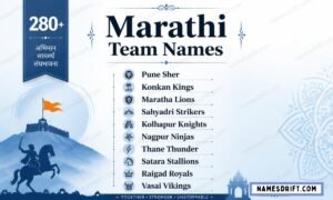 Creative Marathi team names list for sports, WhatsApp groups, and teams