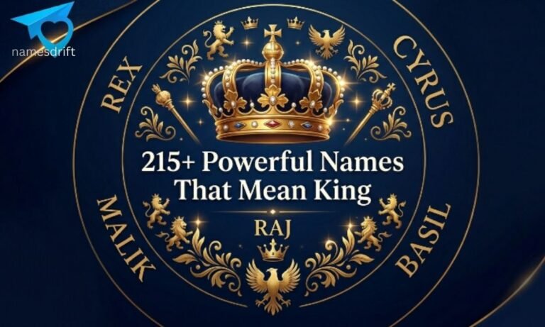 215+ Powerful Names That Mean King from different cultures and royal traditions