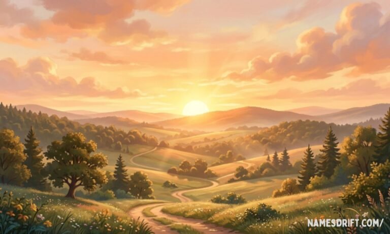 Names that mean dawn inspired by sunrise and morning light