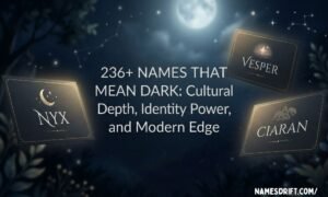 Names That Mean Dark cultural and powerful dark names collection