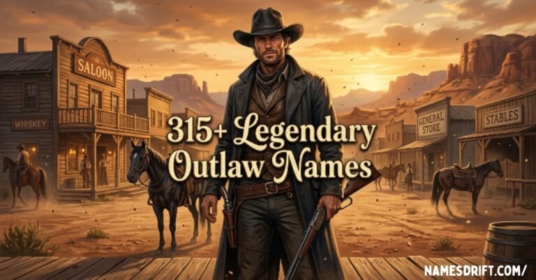 315+ Legendary Outlaw Names western outlaw featured image