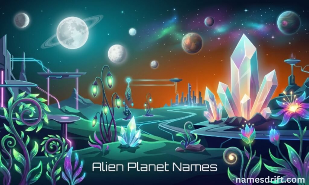 Alien Planet Names illustration
