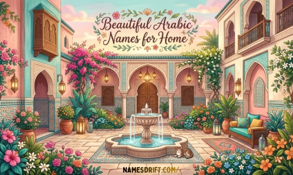Beautiful Arabic names for home with elegant naming inspiration
