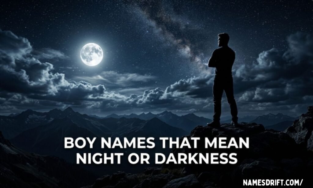 boy names that mean night or darkness
