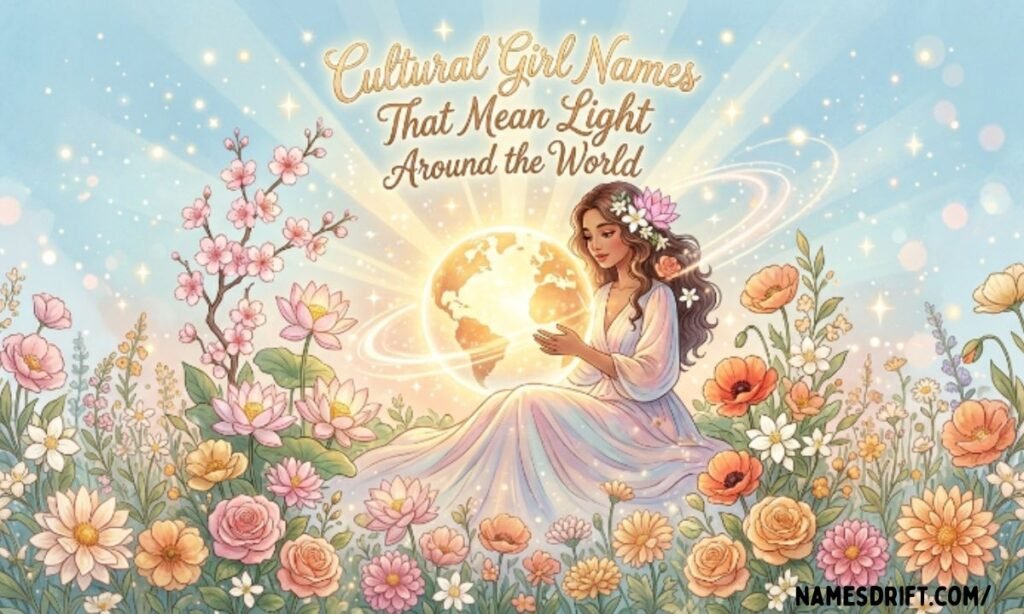 Cultural girl names meaning light from around the world
