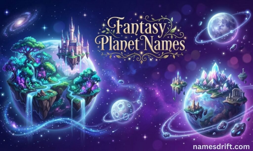  Fantasy Planet Names illustration
