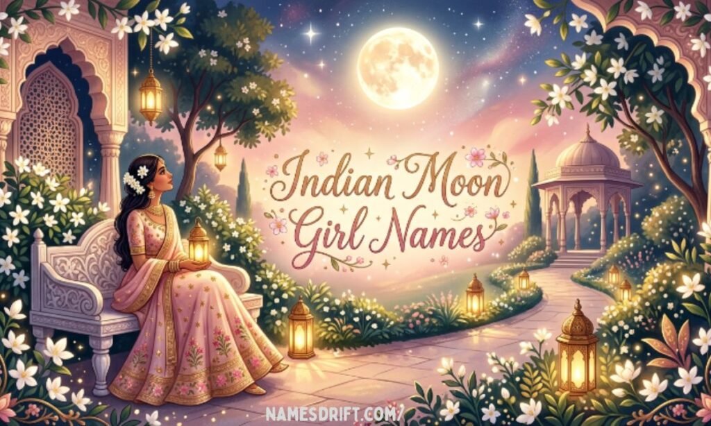 Indian baby girl names that mean moon