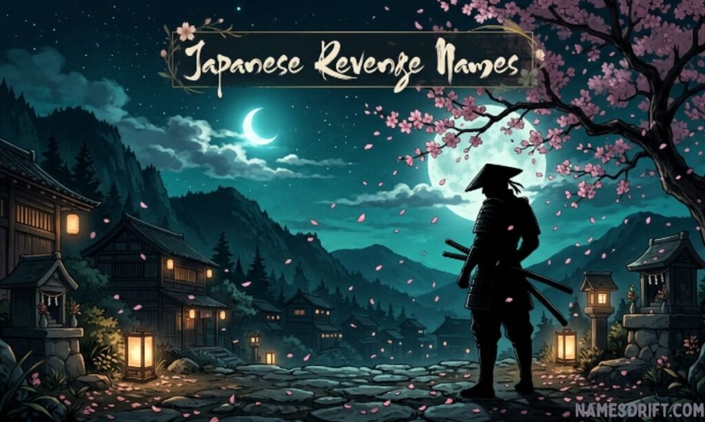 Japanese names that mean revenge image
