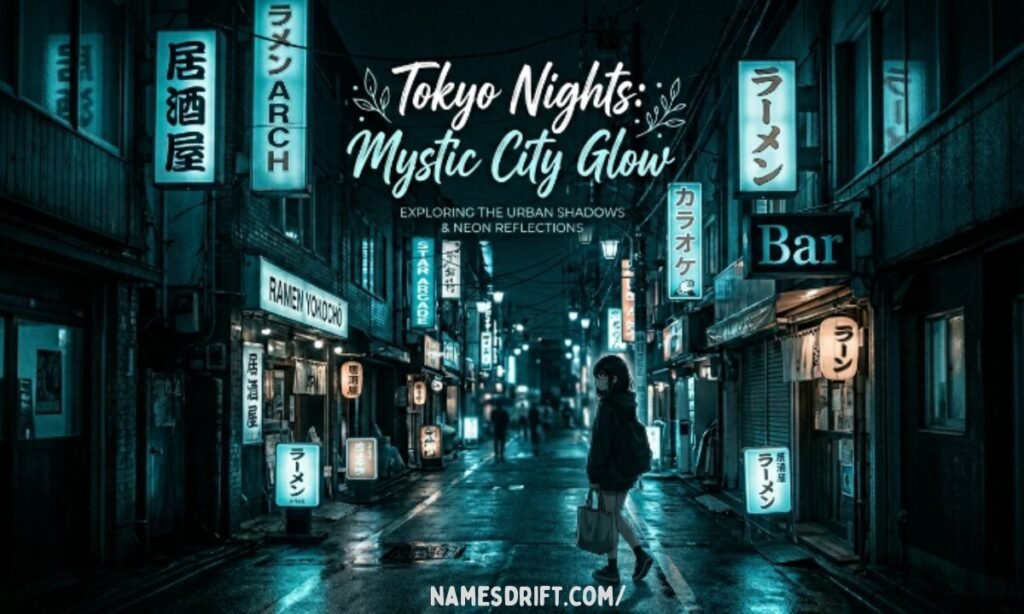 Modern unisex Japanese names inspired by darkness and night.