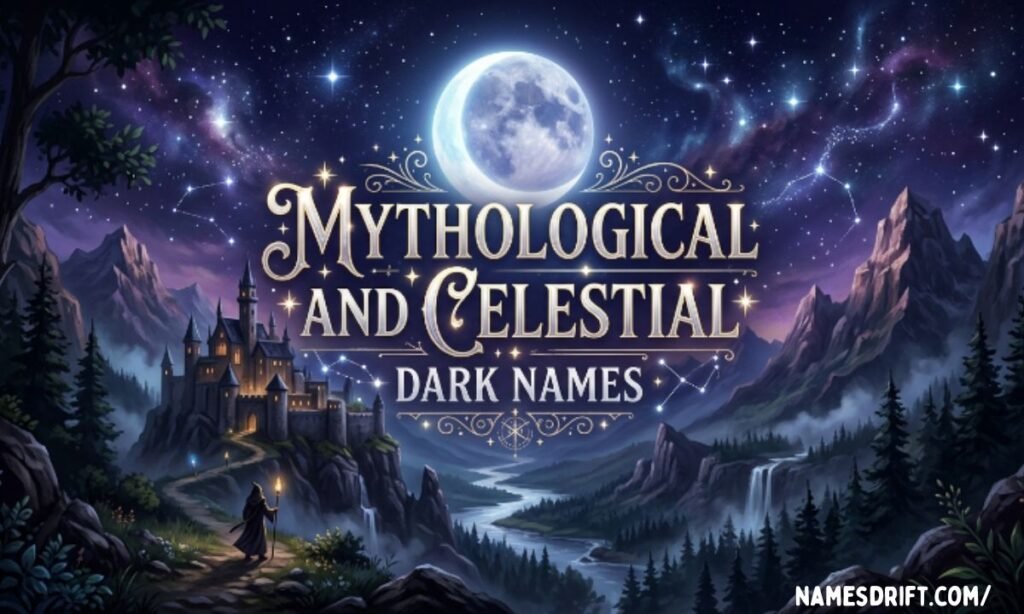 Names That Mean Dark mythological and celestial inspirations