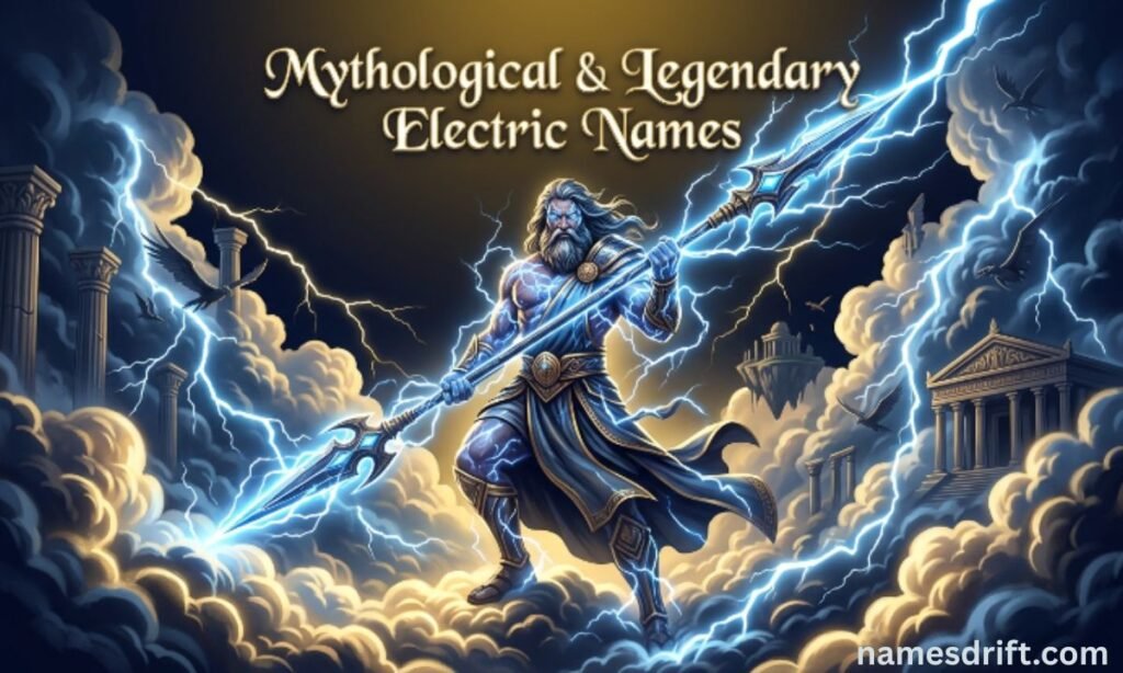 Mythological electric names inspired by legendary lightning gods
