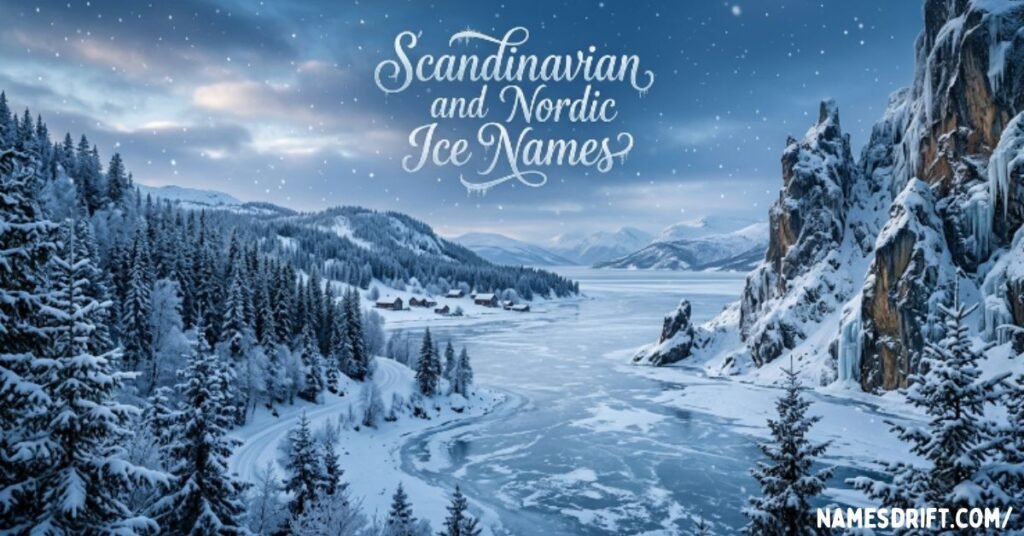 Scandinavian and Nordic ice names inspired by frozen fjords and snowy landscapes