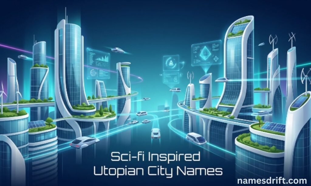  Sci-fi Inspired Utopian City Names illustration

