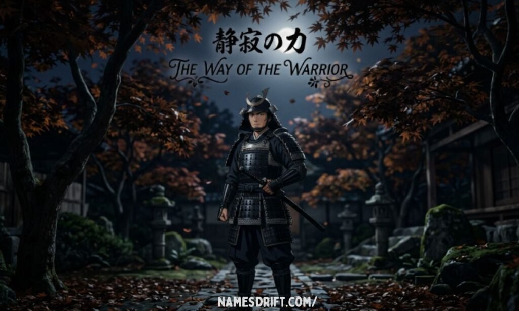 Traditional dark Japanese masculine names inspired by night and shadow.