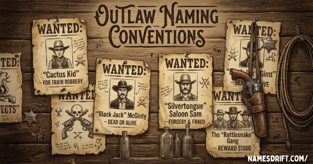 Understanding outlaw naming conventions western character names

