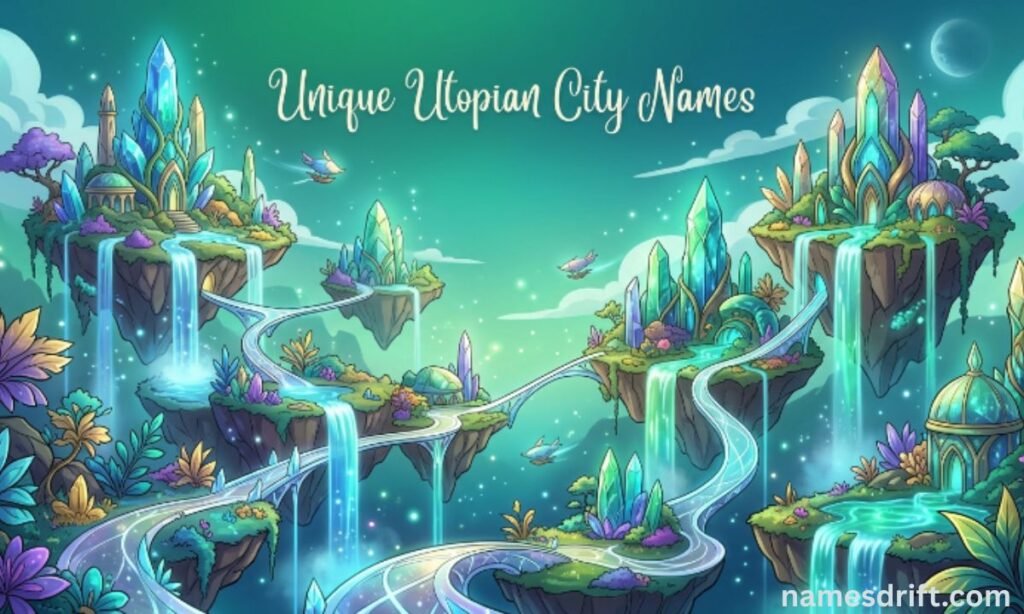  Unique Utopian City Names artwork
