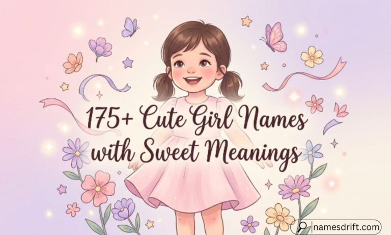 Cute Girl Names with Sweet Meanings featured image