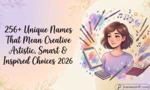256+ Unique Names That Mean Creative Artistic Smart and Inspired Choices 2026