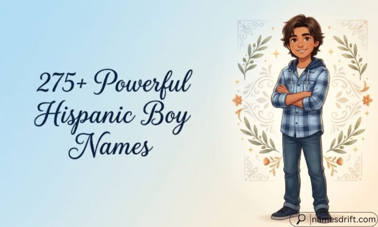 275 Powerful Hispanic Boy Names featured an image with a confident Hispanic teenage boy.