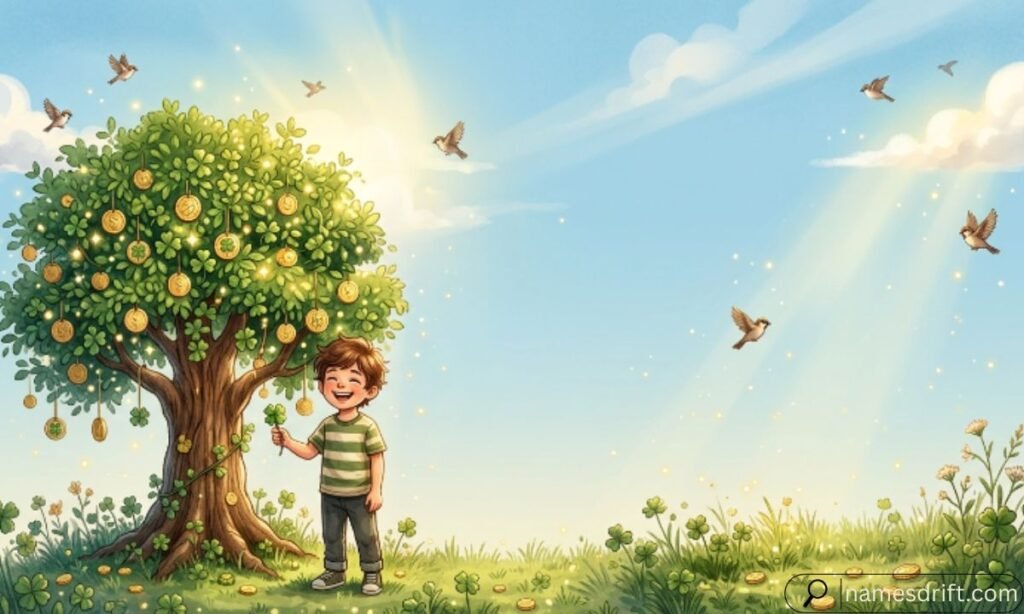 Boy names that mean lucky illustration