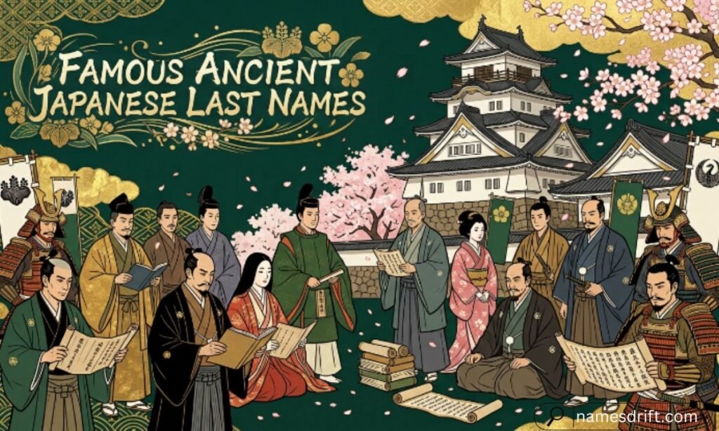Famous ancient Japanese family surnames with historical figures