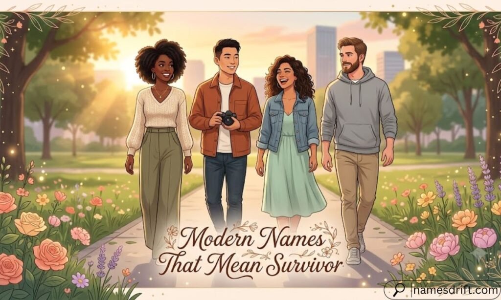 Modern survivor names illustration
