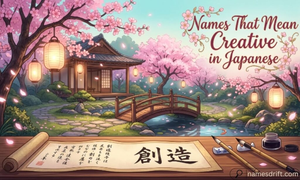 Names That Mean Creative in Japanese