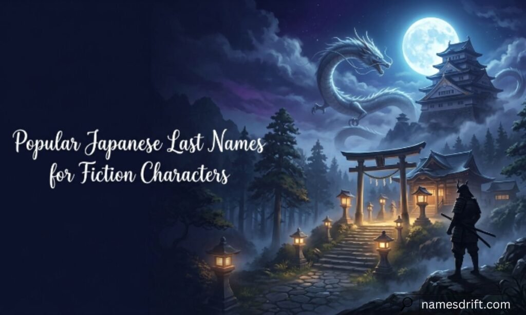 Popular Japanese Last Names for Fiction Characters artwork