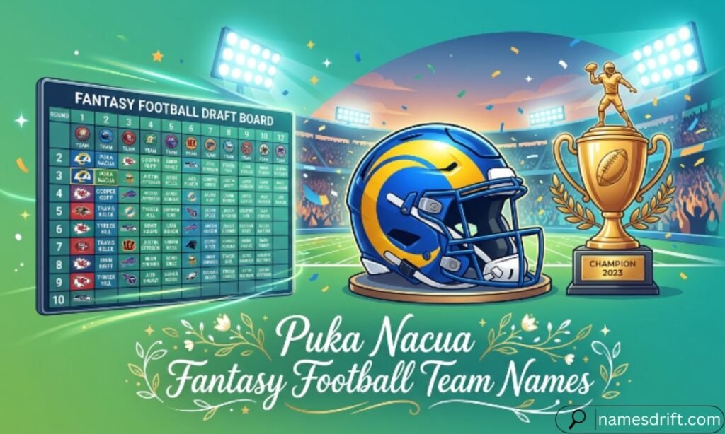 Fantasy football team names inspired by Puka Nacua