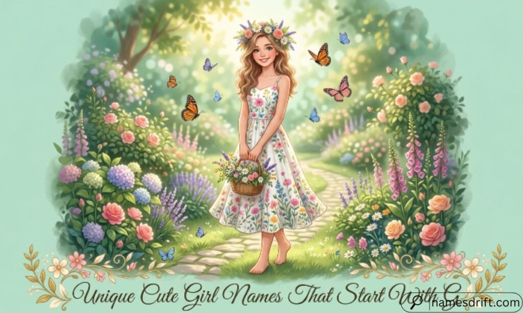 Unique Cute Girl Names That Start With G