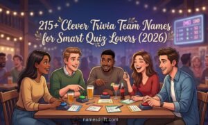 Clever Trivia Team Names for smart quiz lovers