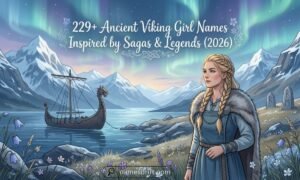 Ancient Viking Girl Names inspired by Norse mythology and legendary Viking women