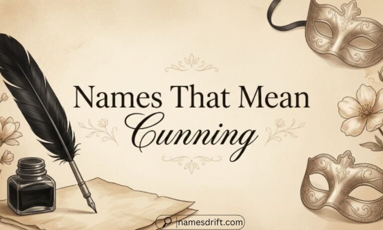 230 names that mean cunning list