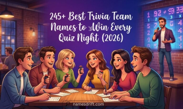 Best Trivia Team Names guide for quiz night teams