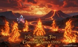 Fire Elemental Names inspired by flames and elemental magic