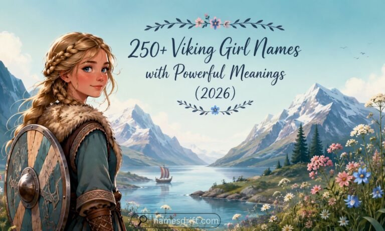 Viking Girl Names with powerful meanings inspired by Norse history