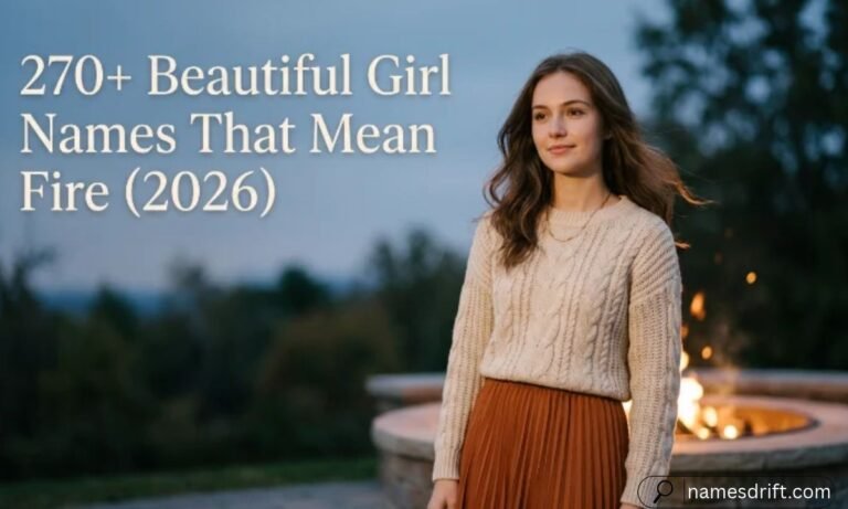 270+ Beautiful Girl Names That Mean Fire (2026)