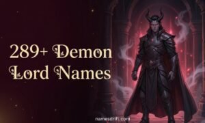 289+ demon lord names featuring powerful dark and legendary fantasy rulers