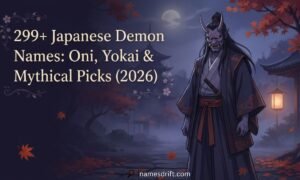 299+ Japanese demon names featuring oni, yokai and mythical Japanese characters