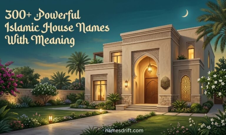 300+ Islamic house names with meaning for elegant Muslim homes