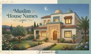 Muslim house names for beautiful and meaningful homes