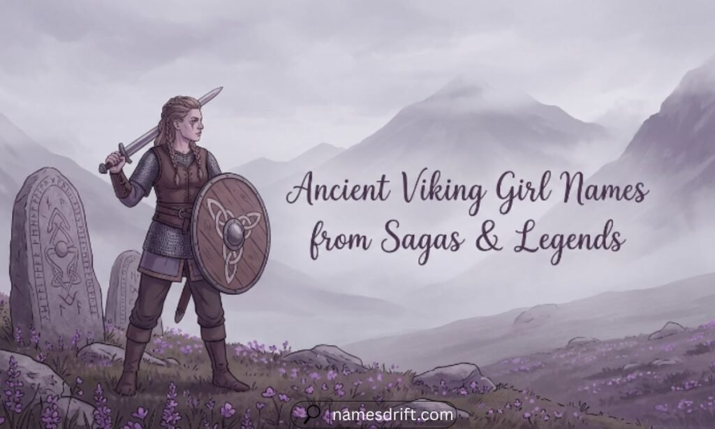 Ancient Viking Girl Names from Norse sagas and legends
