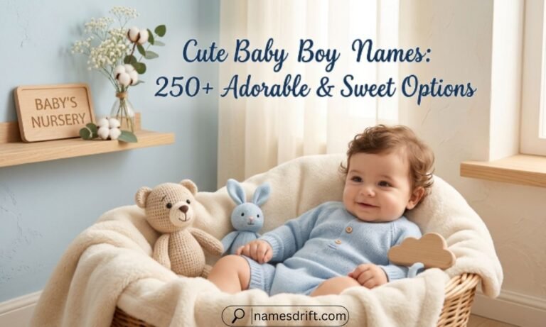 Cute baby boy names with 250+ adorable and sweet options