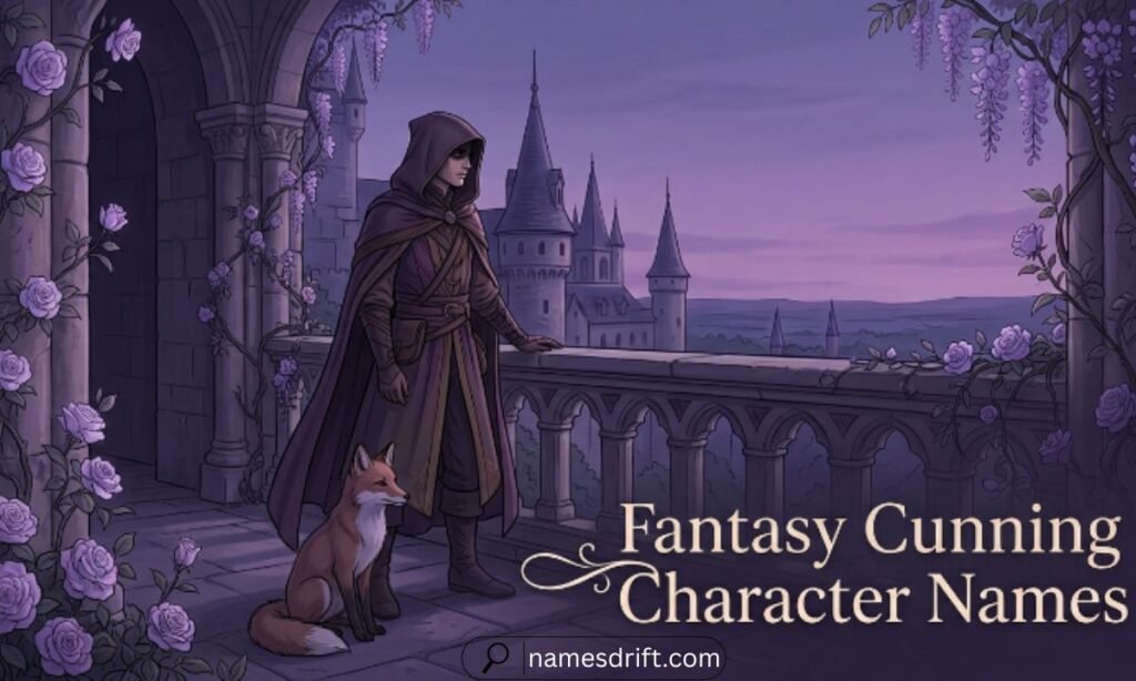 names that mean cunning for fantasy characters
